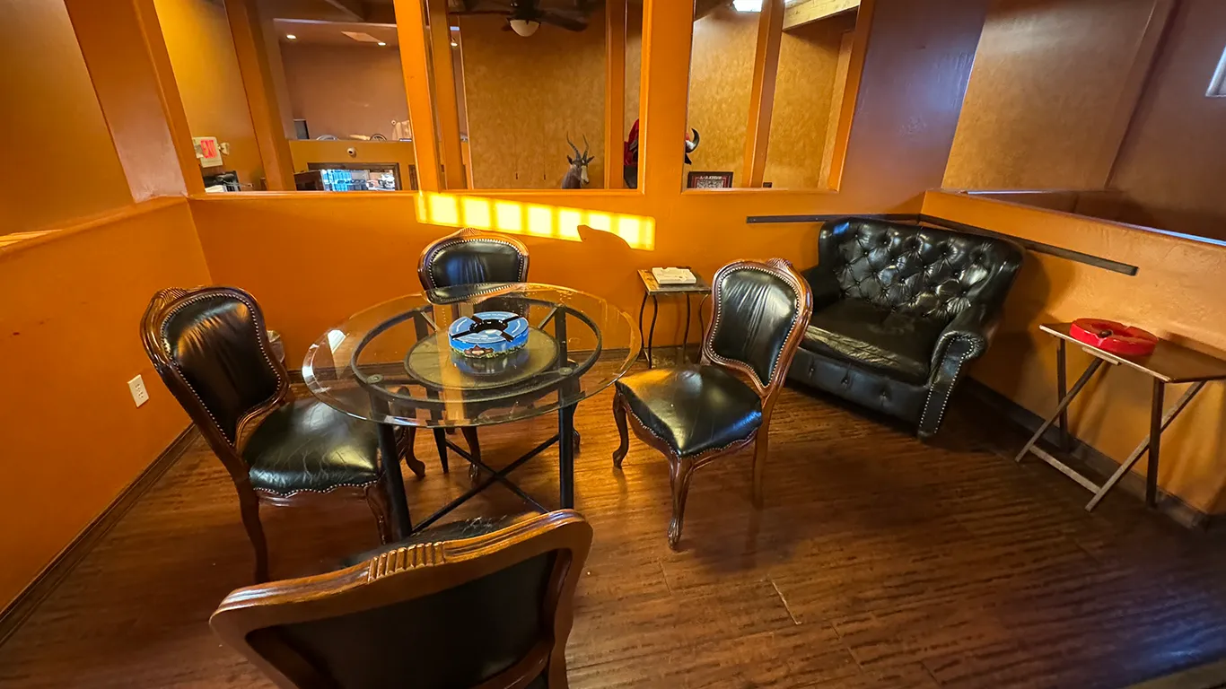 TV viewing area